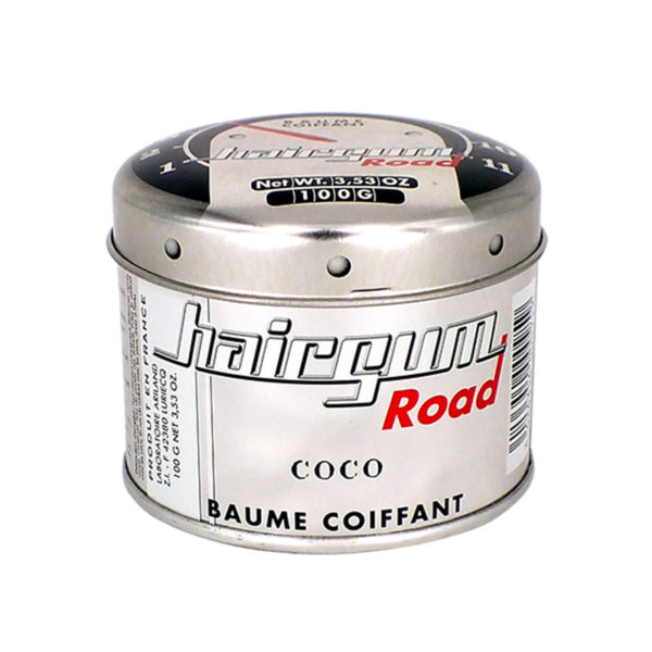 Baume pour les cheveux à la coco de la marque Hairgum, revendu par Barber Boutik